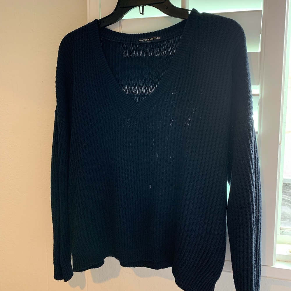 Knit V Neck